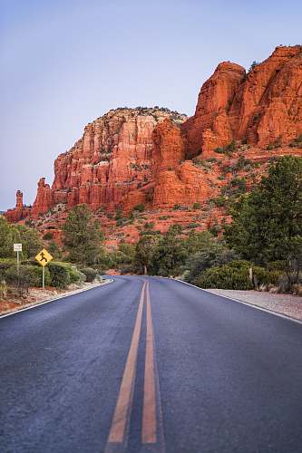 united states road leading to red mountain sedona